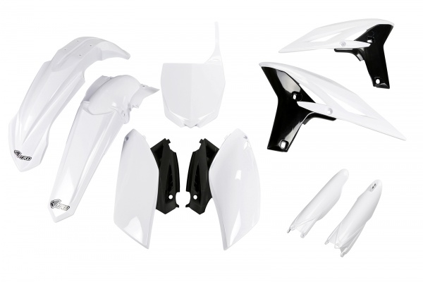 Full Plastic Kit white for Yamaha YZ 250 F (2010)